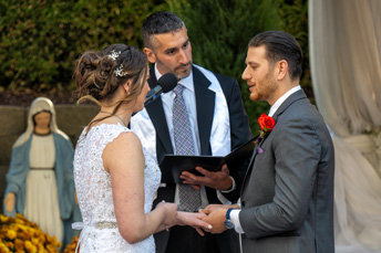 Outdoor wedding photography